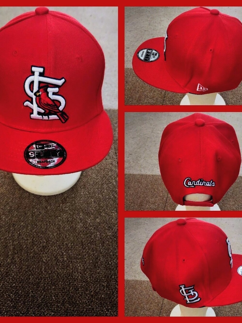 ST LOUIS CARDINALS MLB BASEBALL SNAPBACK HAT.